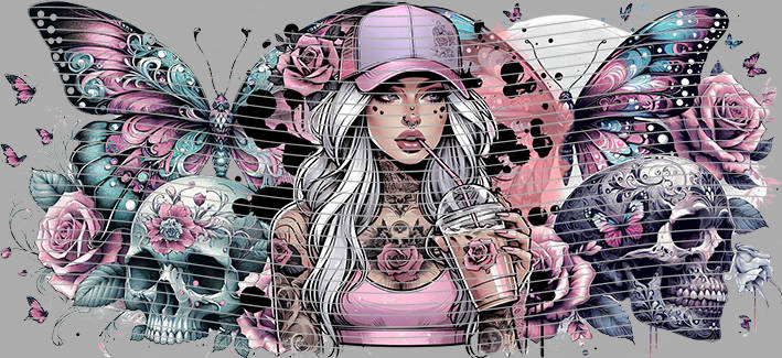 16oz Sunflower Girl-SU-355